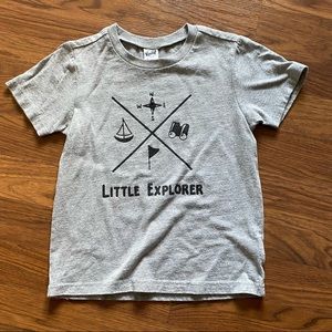 Size 4t little explorer tee